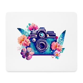Camera Photographer Funny Photography Photographer - Mouse Pad (horizontal) - white - Front