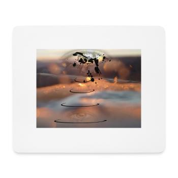 Tear Drop Future World Digital Art Design de mode - Tapis de souris (format paysage) - blanc - Devant