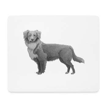 Nova Scotia Duck Tolling Retriever - Mouse Pad (horizontal) - white - Front