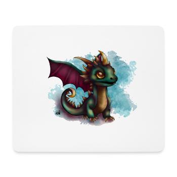 Dragon baby - Mouse Pad (horizontal) - white - Front