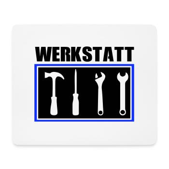 werkzeug werkstatt - Mousepad (Querformat) - Weiß - Vorne