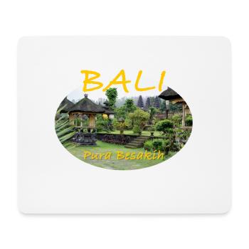 Temple Mère de Bali - Tapis de souris (format paysage) - blanc - Devant