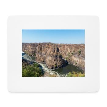 gorge près des chutes Victoria au Zimbabwe - Tapis de souris (format paysage) - blanc - Devant