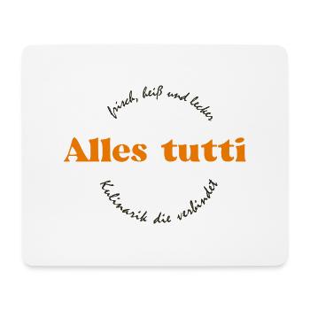 Alles Tutti Fashion Brand - Mousepad (Querformat) - Weiß - Vorne