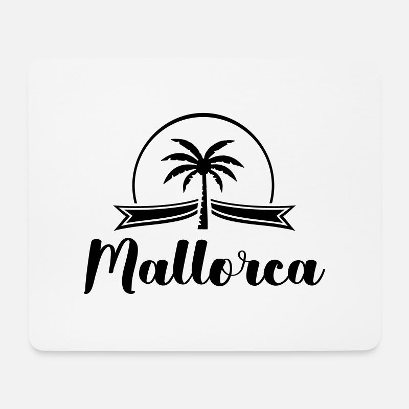 mallorca - Mousepad (Querformat) - Weiß