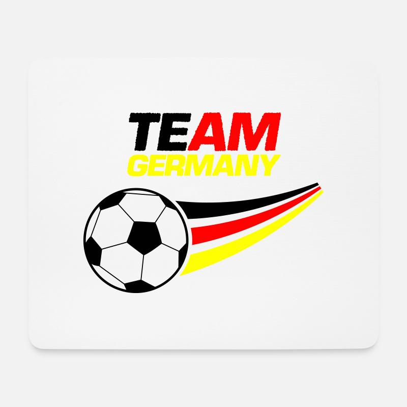 team germany soccer - Mousepad (Querformat) - Weiß