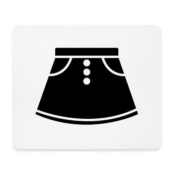 Black Logo - Mouse Pad (horizontal) - white - Front