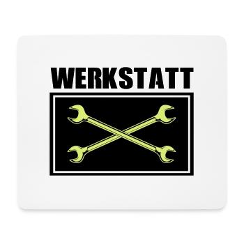 werkzeug werkstatt - Mousepad (Querformat) - Weiß - Vorne