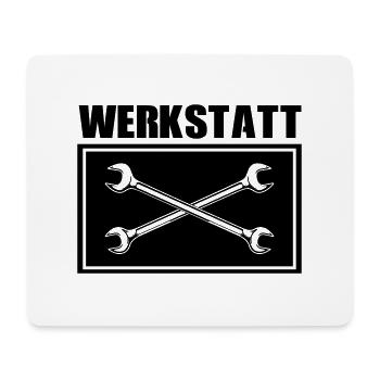 werkzeug werkstatt - Mousepad (Querformat) - Weiß - Vorne