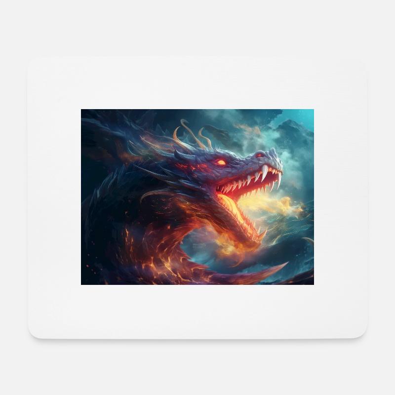 A Seamonster - Mouse Pad (horizontal) - white