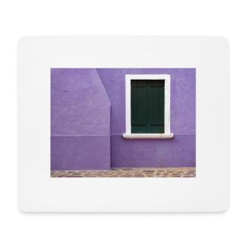 Burano coloré - Tapis de souris (format paysage) - blanc - Devant