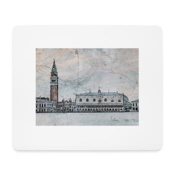 Blick auf den Markusplatz - Mousepad (Querformat) - Weiß - Vorne