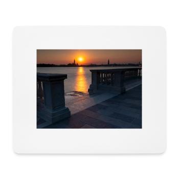 Sonnenuntergang in Venedig - Mousepad (Querformat) - Weiß - Vorne