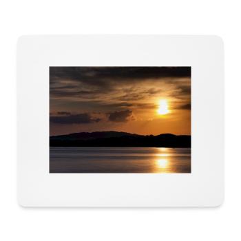 Sunset at Lake Staffelsee - Mouse Pad (horizontal) - white - Front
