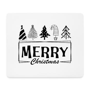 Merry Christmas xmas - Mousepad (Querformat) - Weiß - Vorne