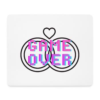 Ende des Spiels T-Shirt für Bräute - Mousepad (Querformat) - Weiß - Vorne