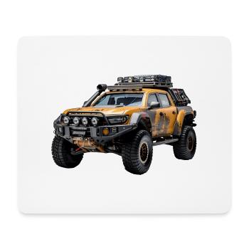 La course tout-terrain est une forme de sport automobile - Tapis de souris (format paysage) - blanc - Devant