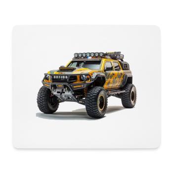 La course tout-terrain est un sport populaire - Tapis de souris (format paysage) - blanc - Devant