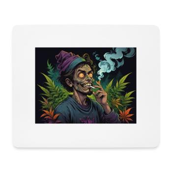 Crazy Man - Mouse Pad (horizontal) - white - Front