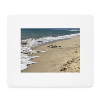 Run Bird run - Mousepad (Querformat) - Weiß - Vorne