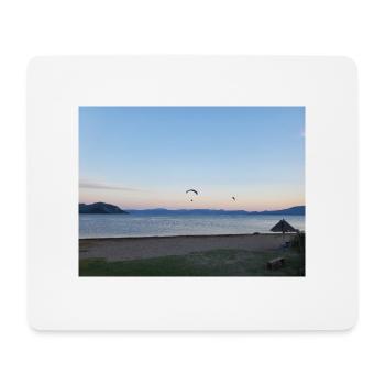 Holiday, Beach, Sea, Sun, Sunset - Mouse Pad (horizontal) - white - Front