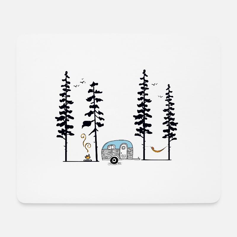 Lass uns chillen - Mousepad (Querformat) - Weiß