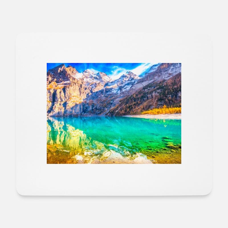 ALPINE PARADISE - Mouse Pad (horizontal) - white
