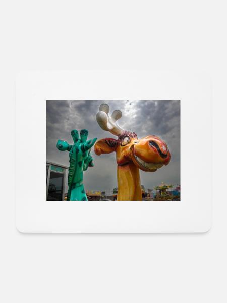 Jahrmarkt - Mousepad (Querformat) - Weiß