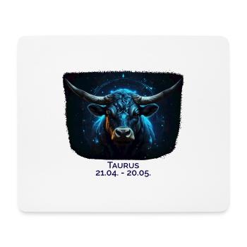 Zodiac sign Taurus Date - Mouse Pad (horizontal) - white - Front