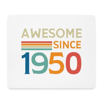 Awesome since 1950 - Mouse Pad (horizontal) - white - Front