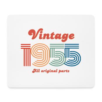 Jahrgang 1955 alle Originalteile - Mousepad (Querformat) - Weiß - Vorne