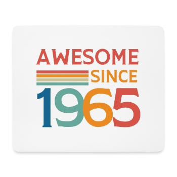 Awesome since 1965 - Tapis de souris (format paysage) - blanc - Devant
