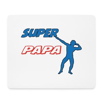 PAPA - Tapis de souris (format paysage) - blanc - Devant