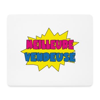 MEILLEURE VENDEUSE - Tapis de souris (format paysage) - blanc - Devant