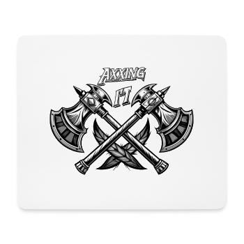 ACHSEN, AXXING IT - Mousepad (Querformat) - Weiß - Vorne