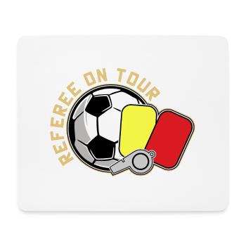 Arbitre - Tapis de souris (format paysage) - blanc - Devant
