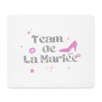Das Team der Silberbraut - Mousepad (Querformat) - Weiß - Vorne