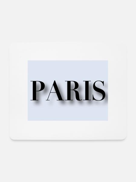 Paris - Mousepad (Querformat) - Weiß