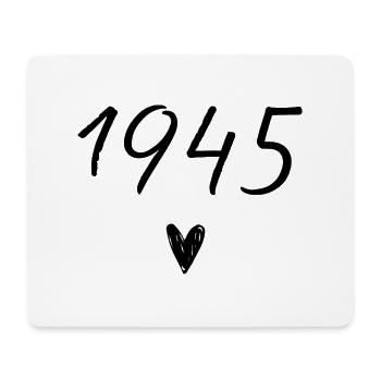 1945 Herzgeburtstag - Mousepad (Querformat) - Weiß - Vorne