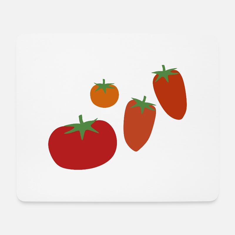Tomaten - Mousepad (Querformat) - Weiß
