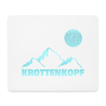 Alpinisme krottenkopf - Tapis de souris (format paysage) - blanc - Devant
