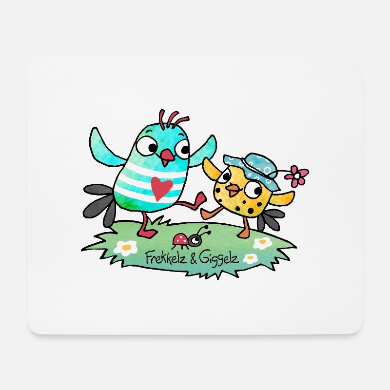Levez la main - Tapis de souris (format paysage) - blanc
