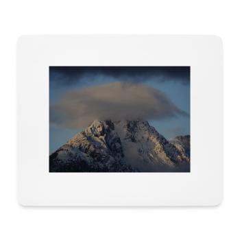 Berg - Mousepad (Querformat) - Weiß - Vorne