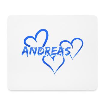 Geschenk für Andreas - Mousepad (Querformat) - Weiß - Vorne