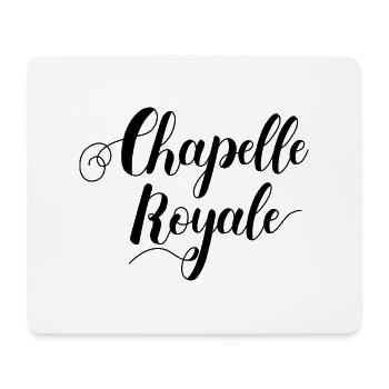 Chapelle royale - Tapis de souris (format paysage) - blanc - Devant