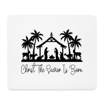 Naissance du Christ Sauveur - Tapis de souris (format paysage) - blanc - Devant