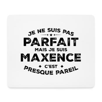 Maxence Un Prénom, Une Attitude L’Humour Maxence - Tapis de souris (format paysage) - blanc - Devant