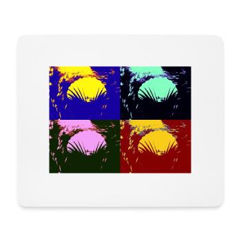 Shell - Mouse Pad (horizontal) - white - Front