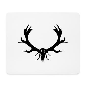 bois - Tapis de souris (format paysage) - blanc - Devant