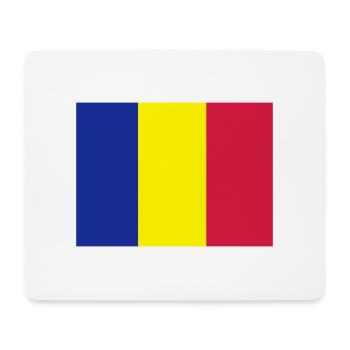 fahne_rumaenien - Mousepad (Querformat) - Weiß - Vorne